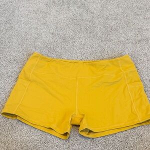 Yellow Women's Shorts